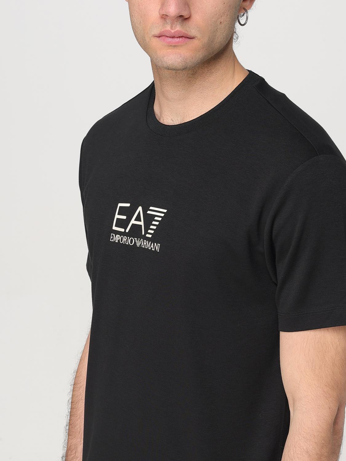Ea7 T Shirt Men Black