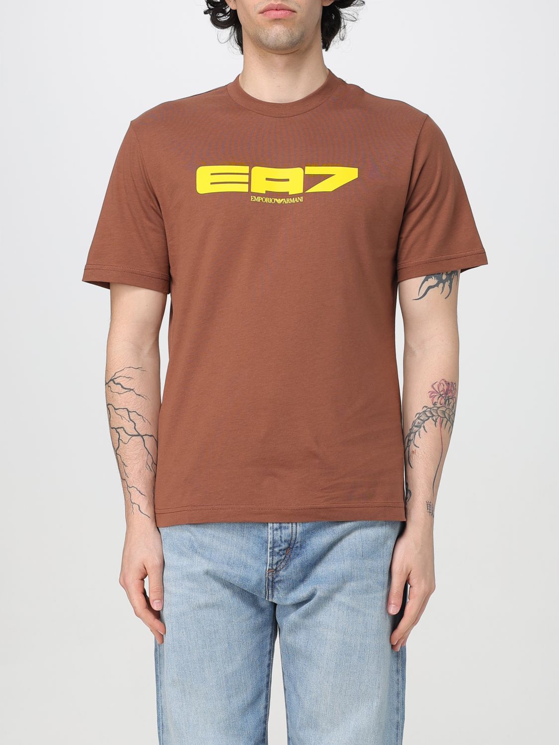 Ea7 T Shirt Men Blue