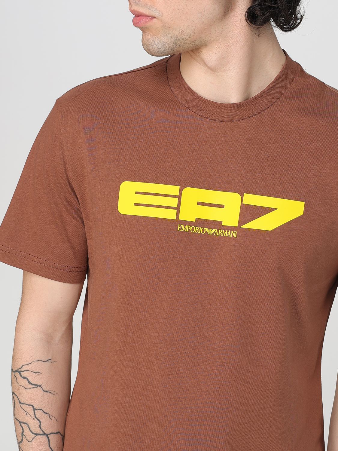 Ea7 T Shirt Men Blue