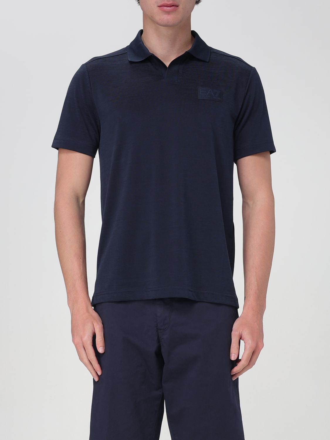 Ea7 Polo Shirt Men Black