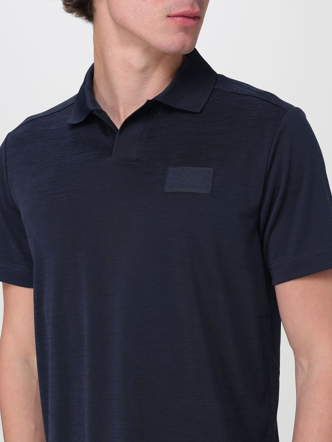 Ea7 Polo Shirt Men Black