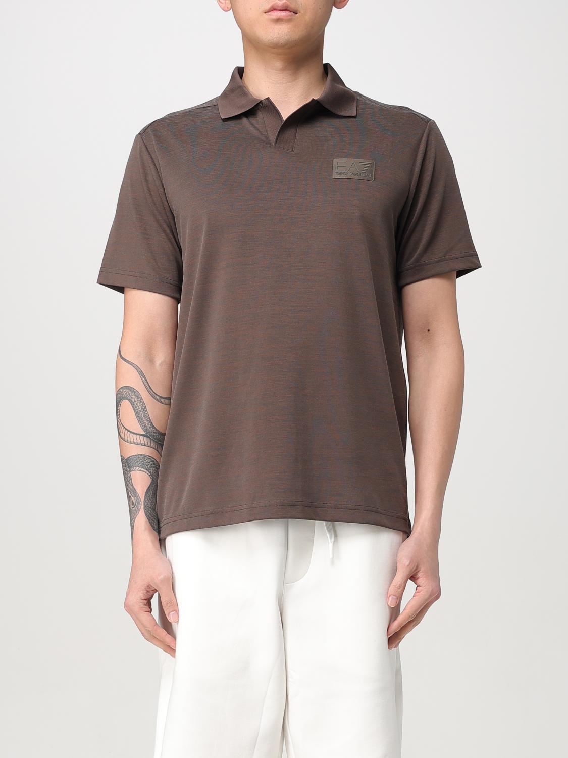 Ea7 Polo Shirt Men Black