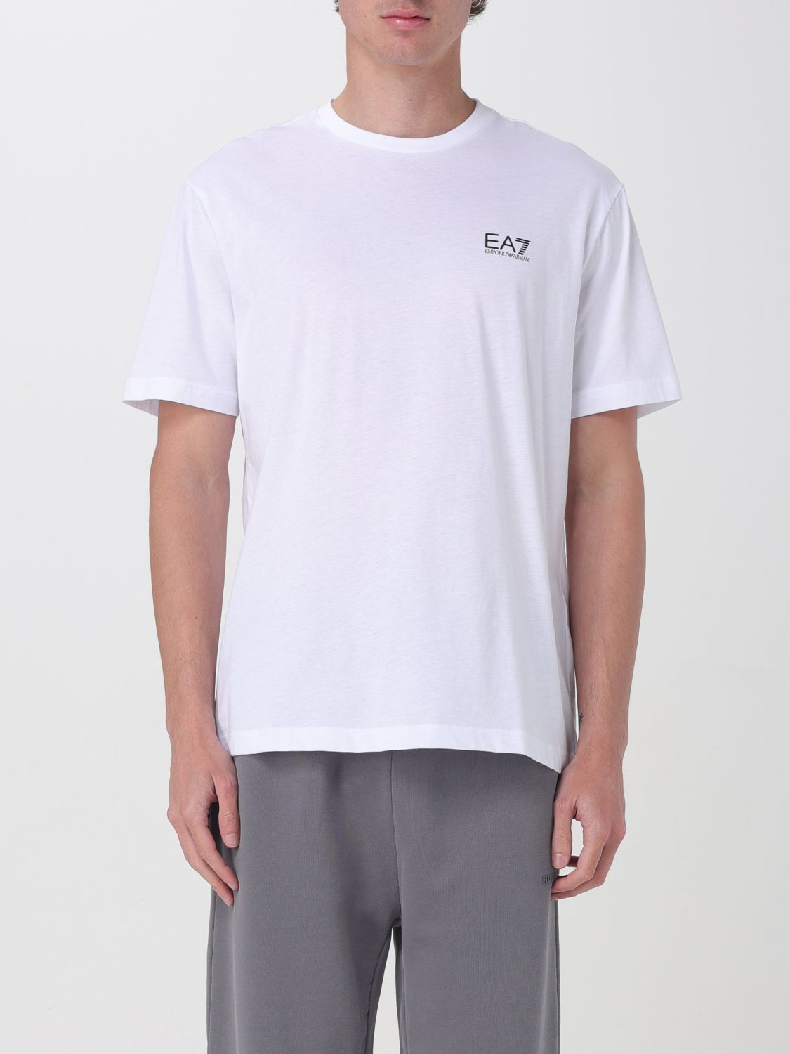 Ea7 T Shirt Men Beige