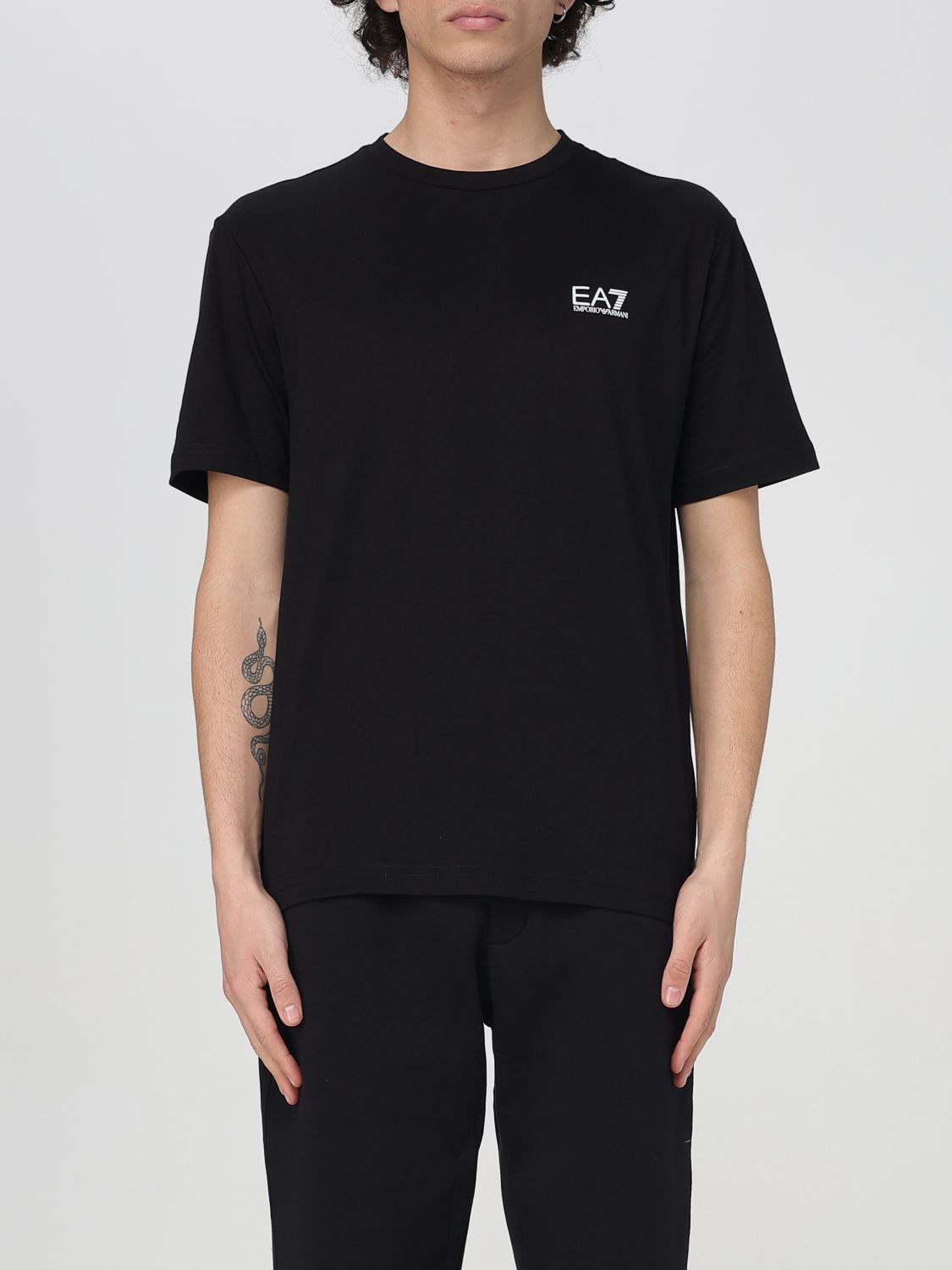 Ea7 T Shirt Men Beige