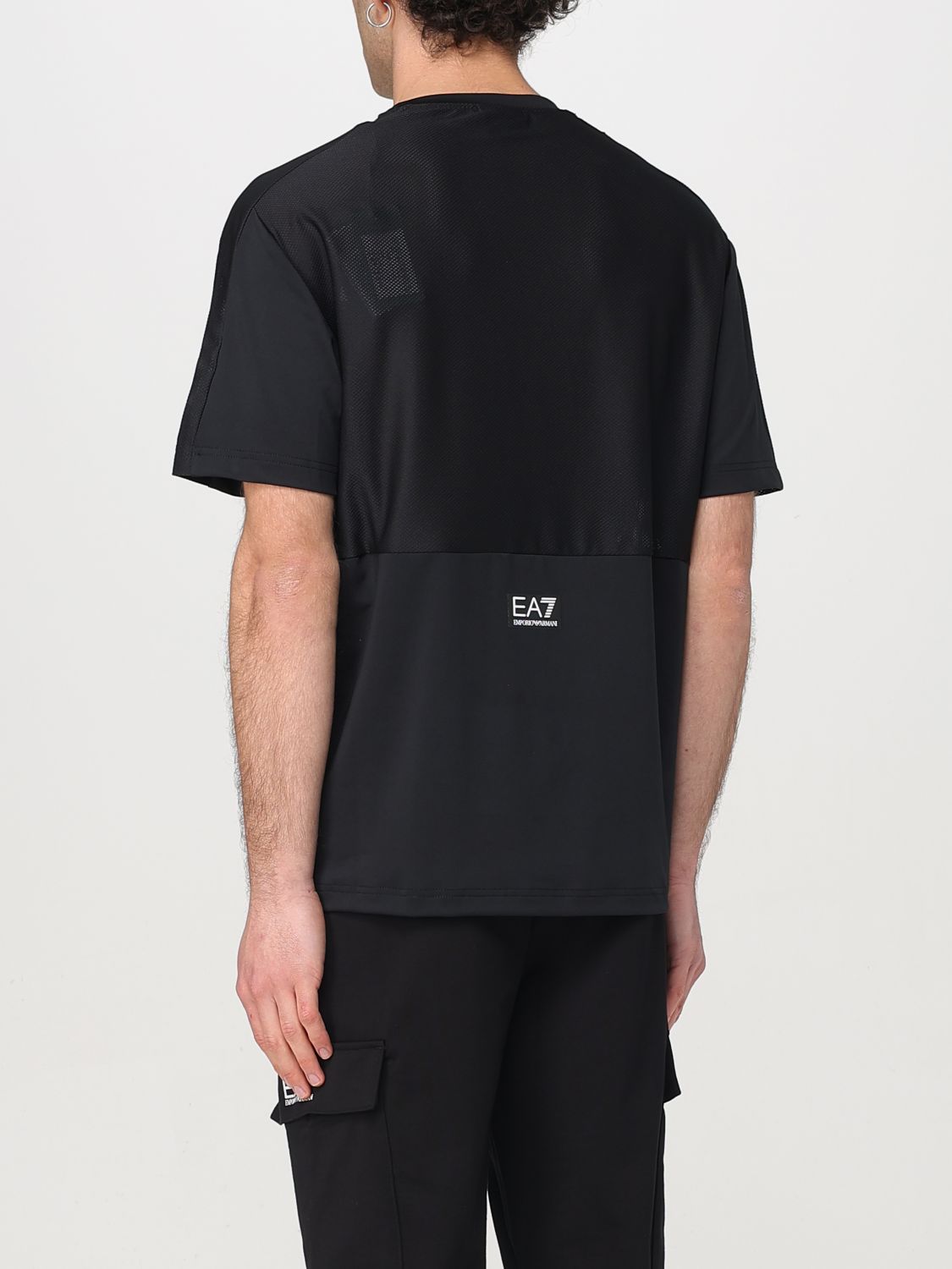 Ea7 T Shirt Men Natural