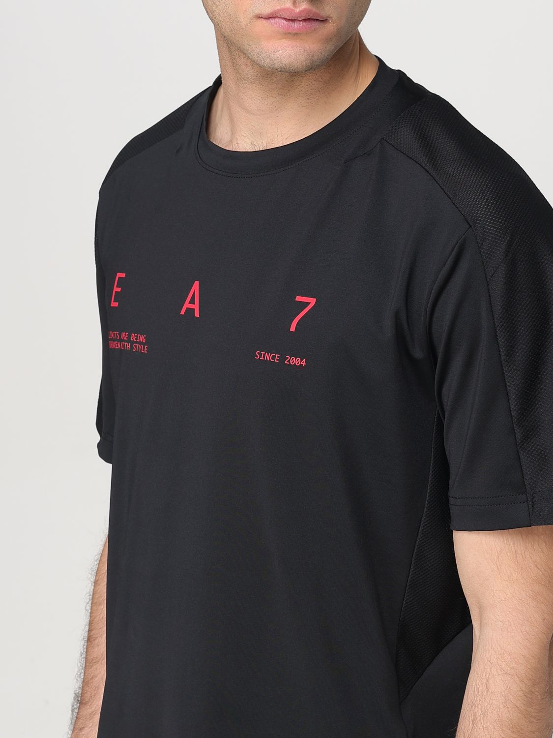 Ea7 T Shirt Men Natural