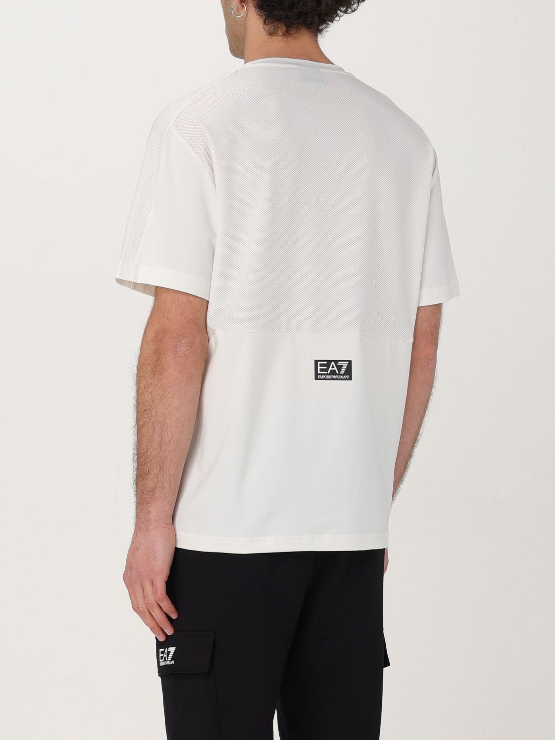 Ea7 T Shirt Men Natural
