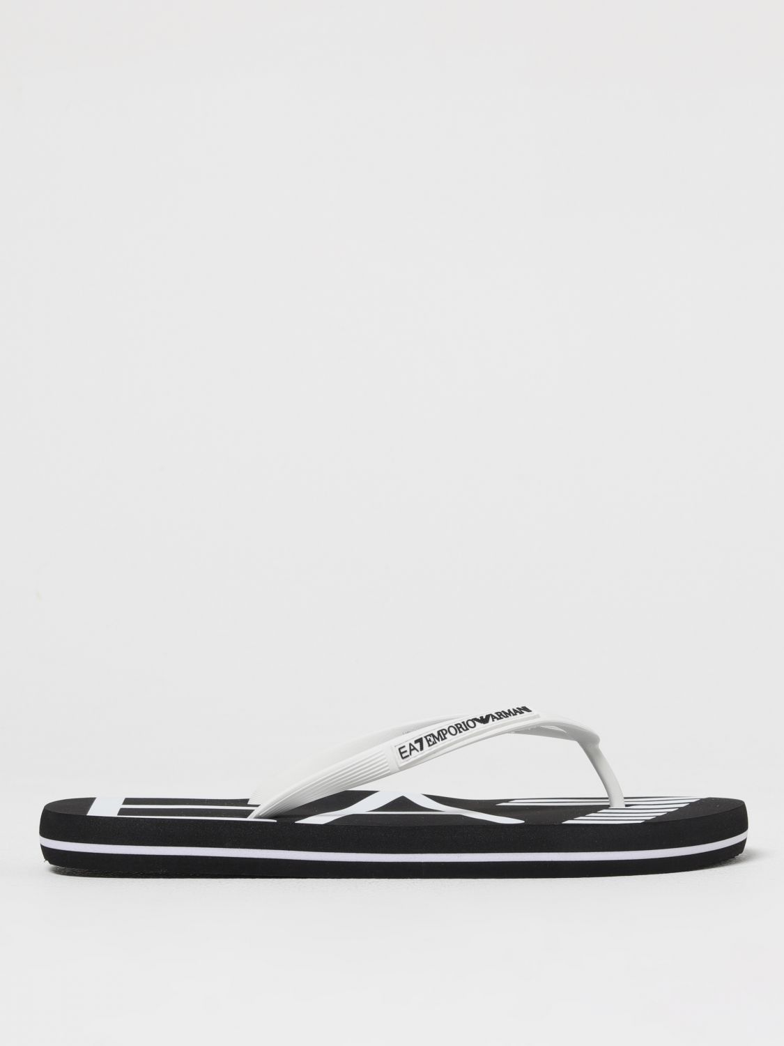 Ea7 Sandals Men Black