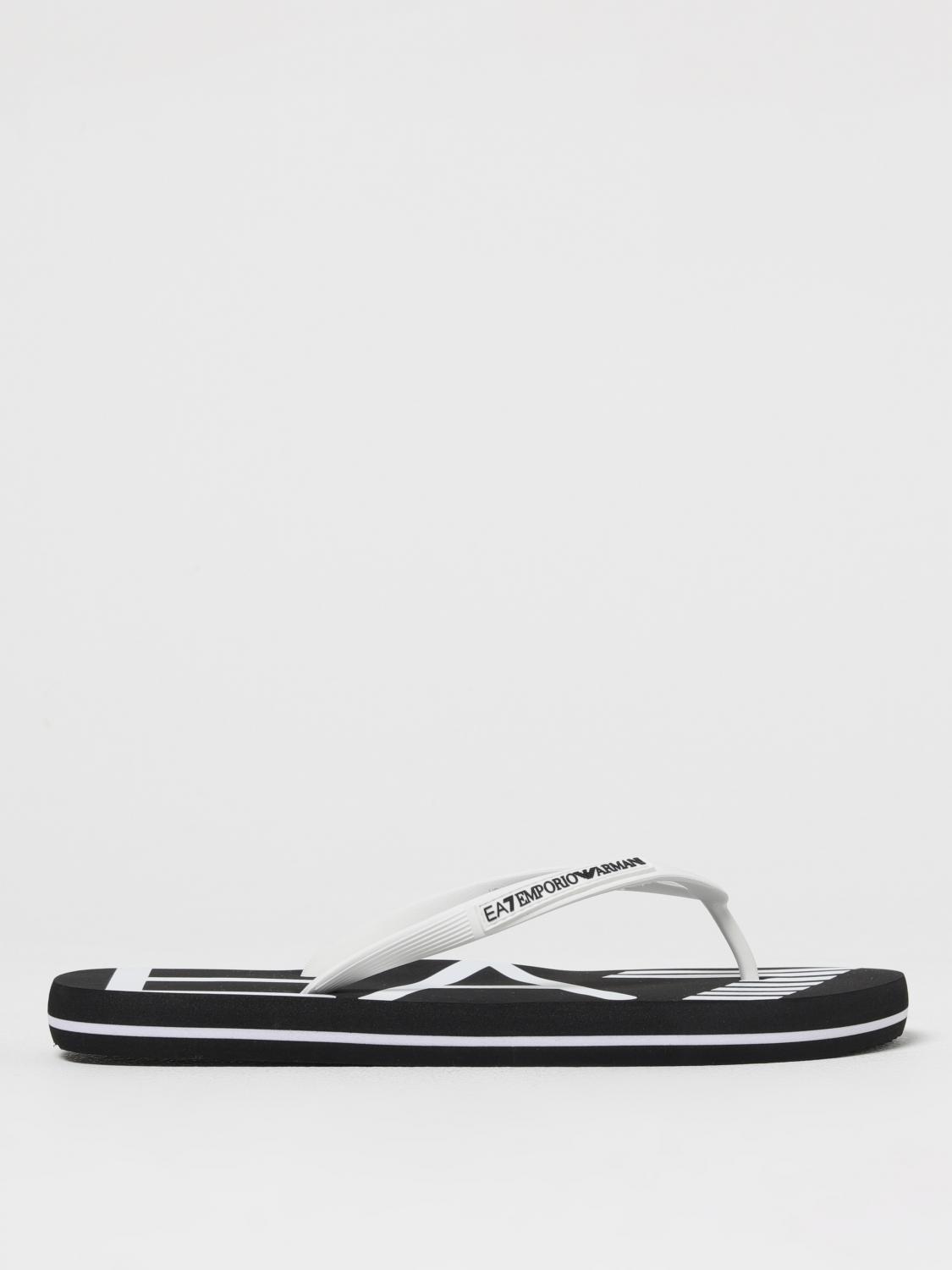 Ea7 Sandals Men Black