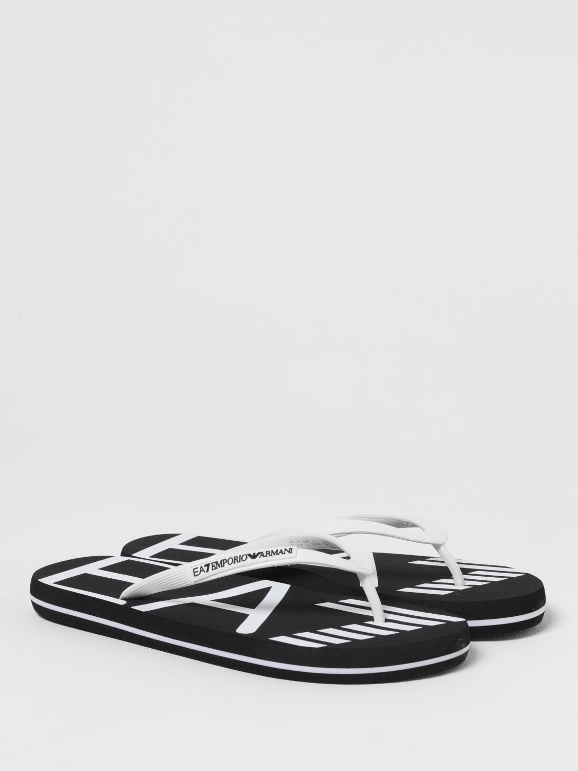 Ea7 Sandals Men Black