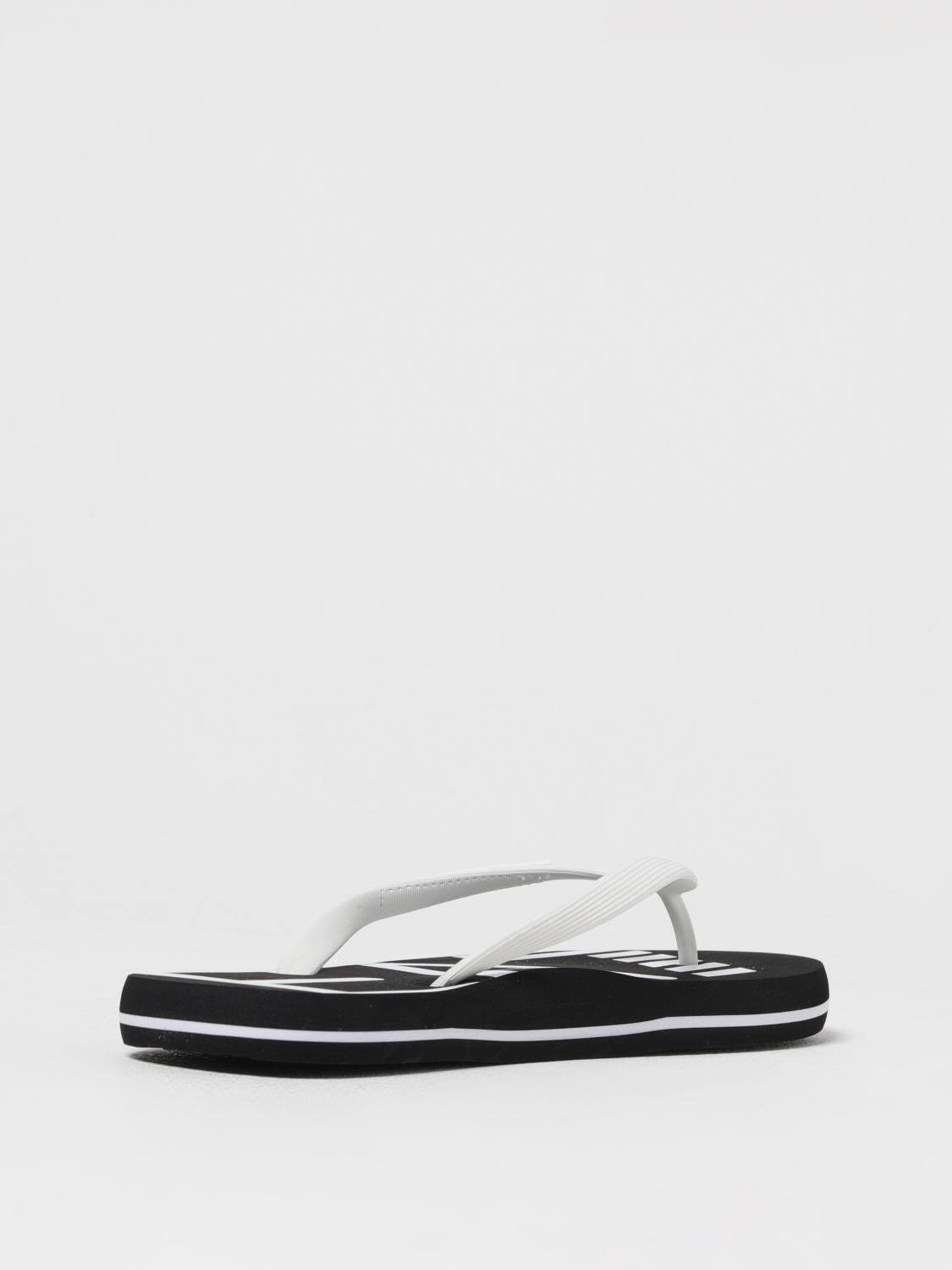 Ea7 Sandals Men Black