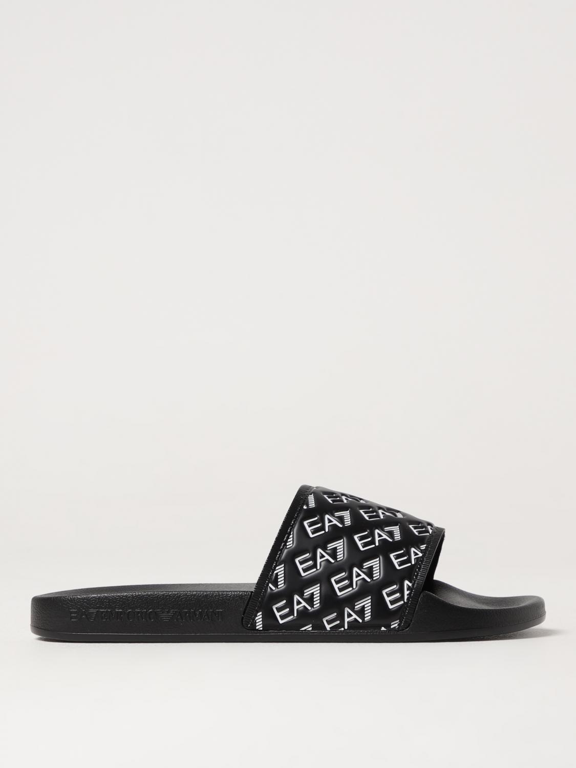 Ea7 Sandals Men Beige