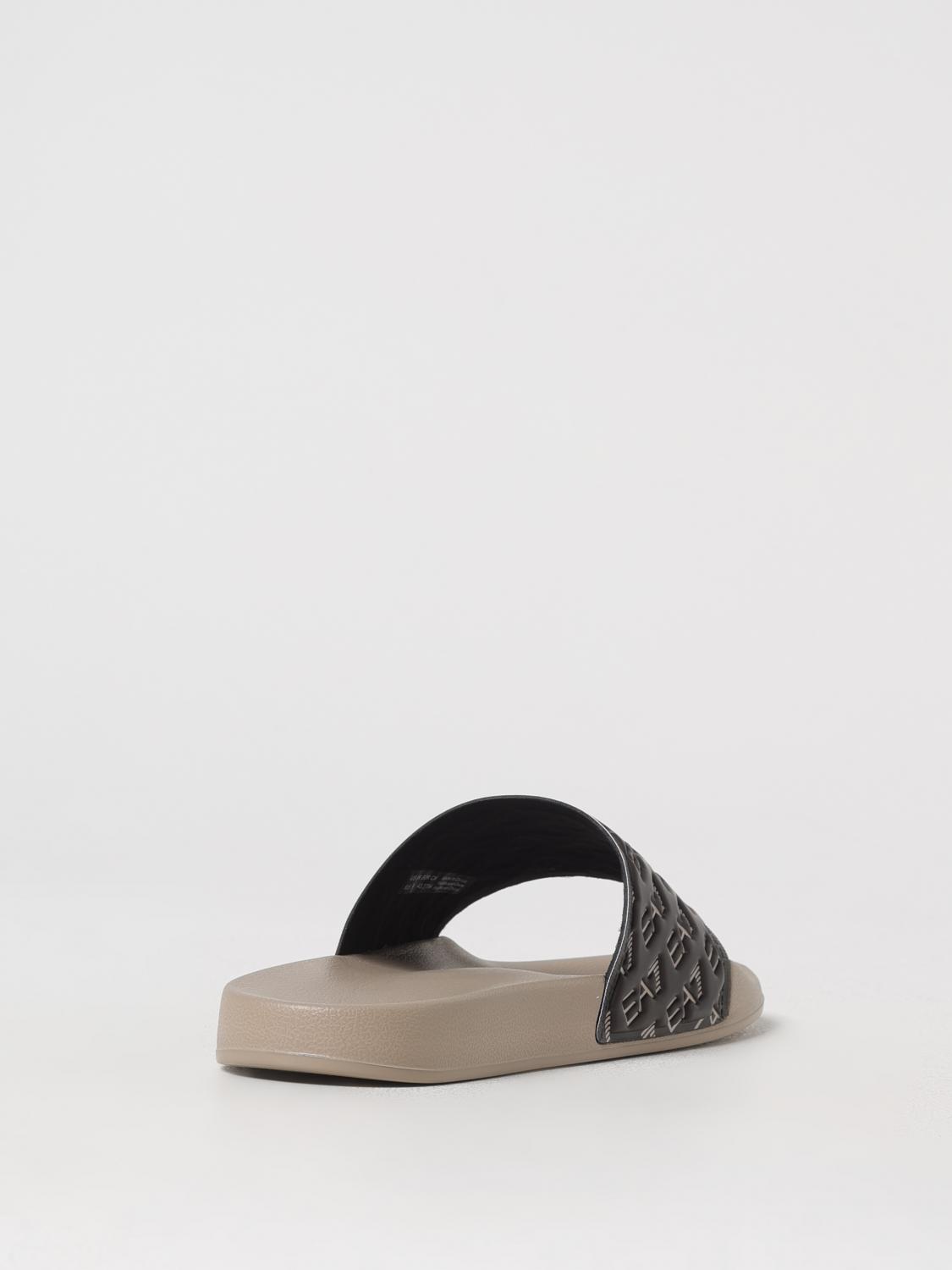 Ea7 Sandals Men Beige
