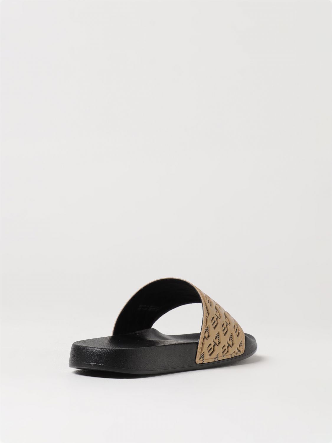 Ea7 Sandals Men Beige