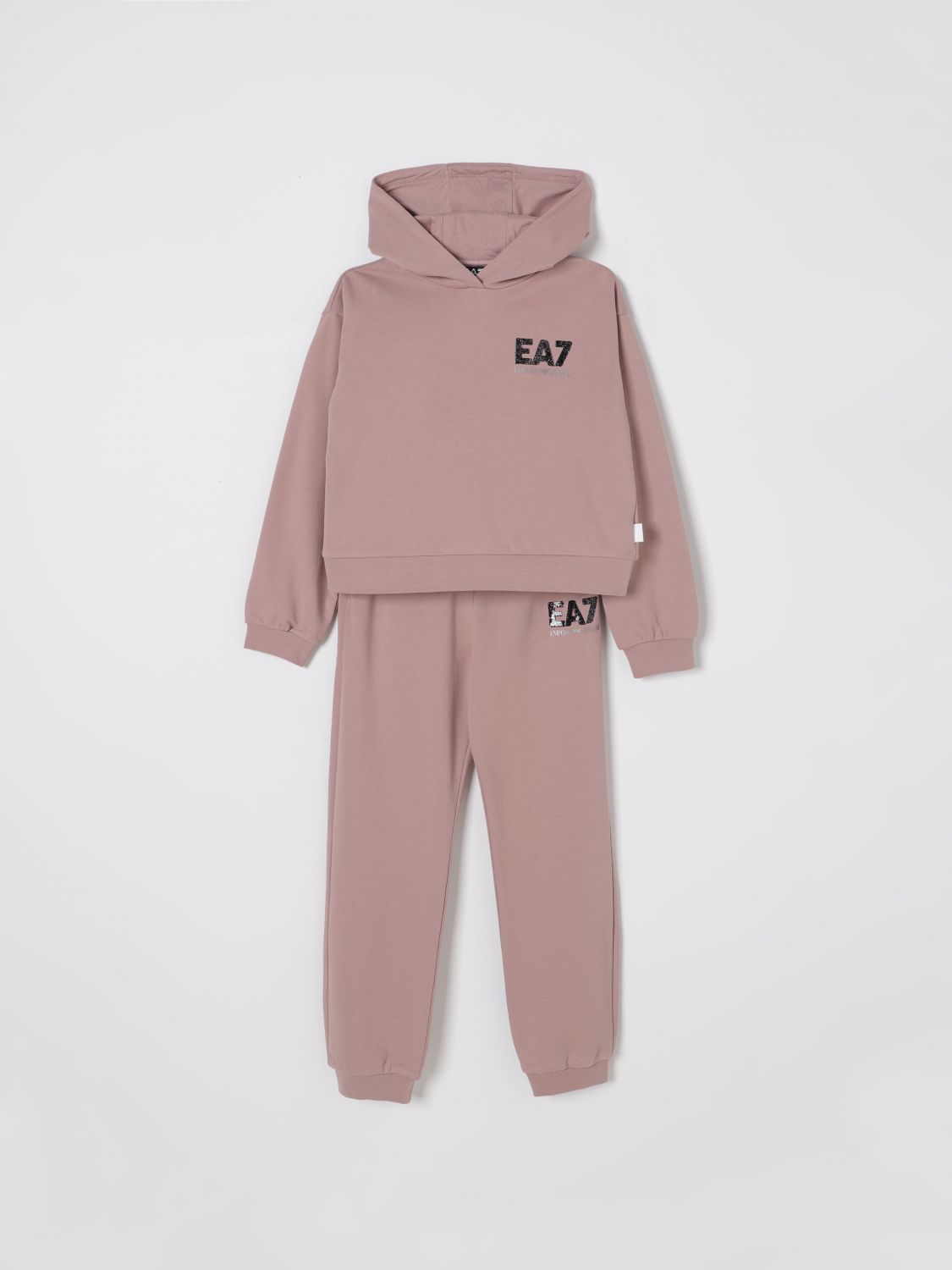Ea7 Co Ords Kids Pink