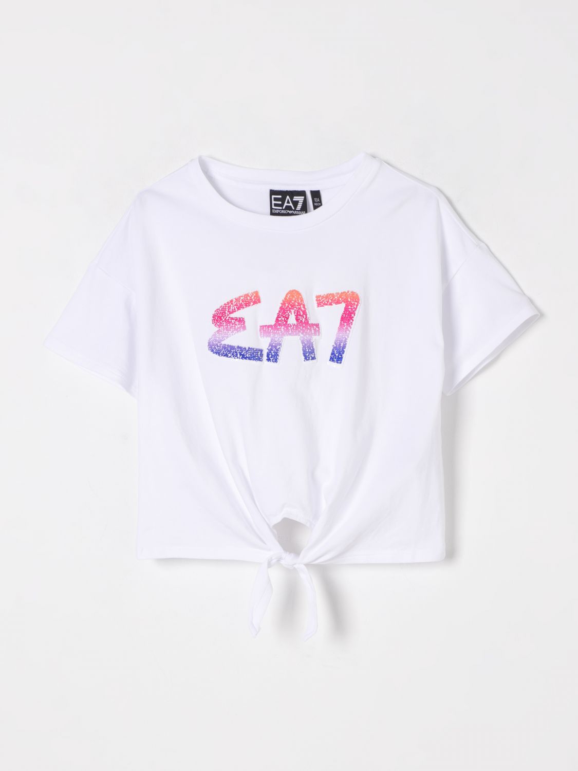 Ea7 T Shirt Kids White