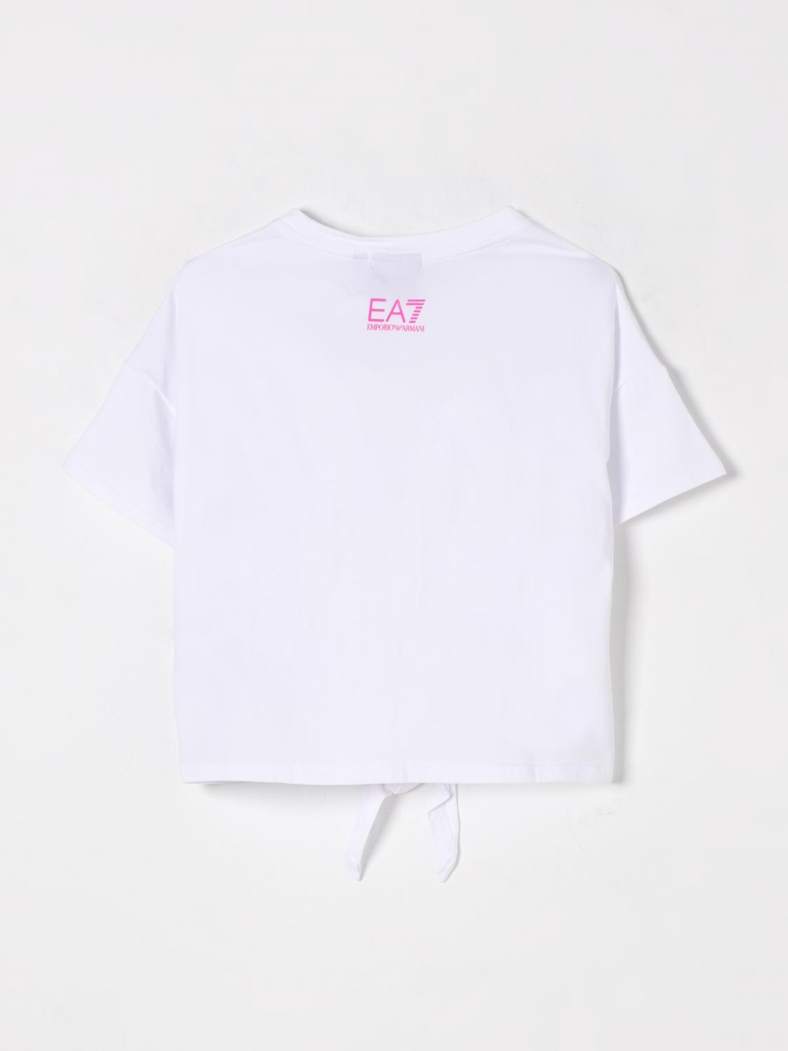 Ea7 T Shirt Kids Black