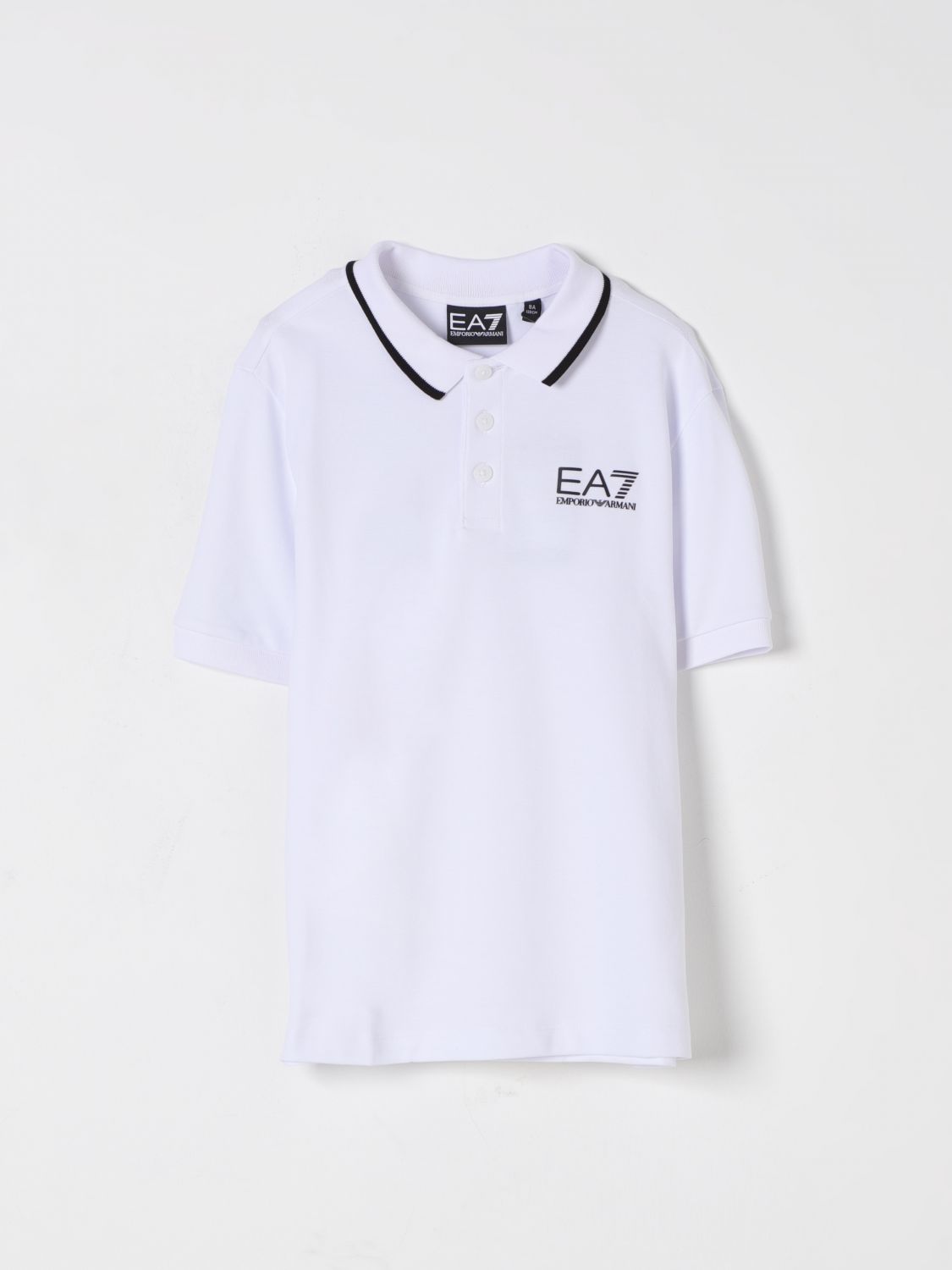 Ea7 Polo Shirt Kids Green
