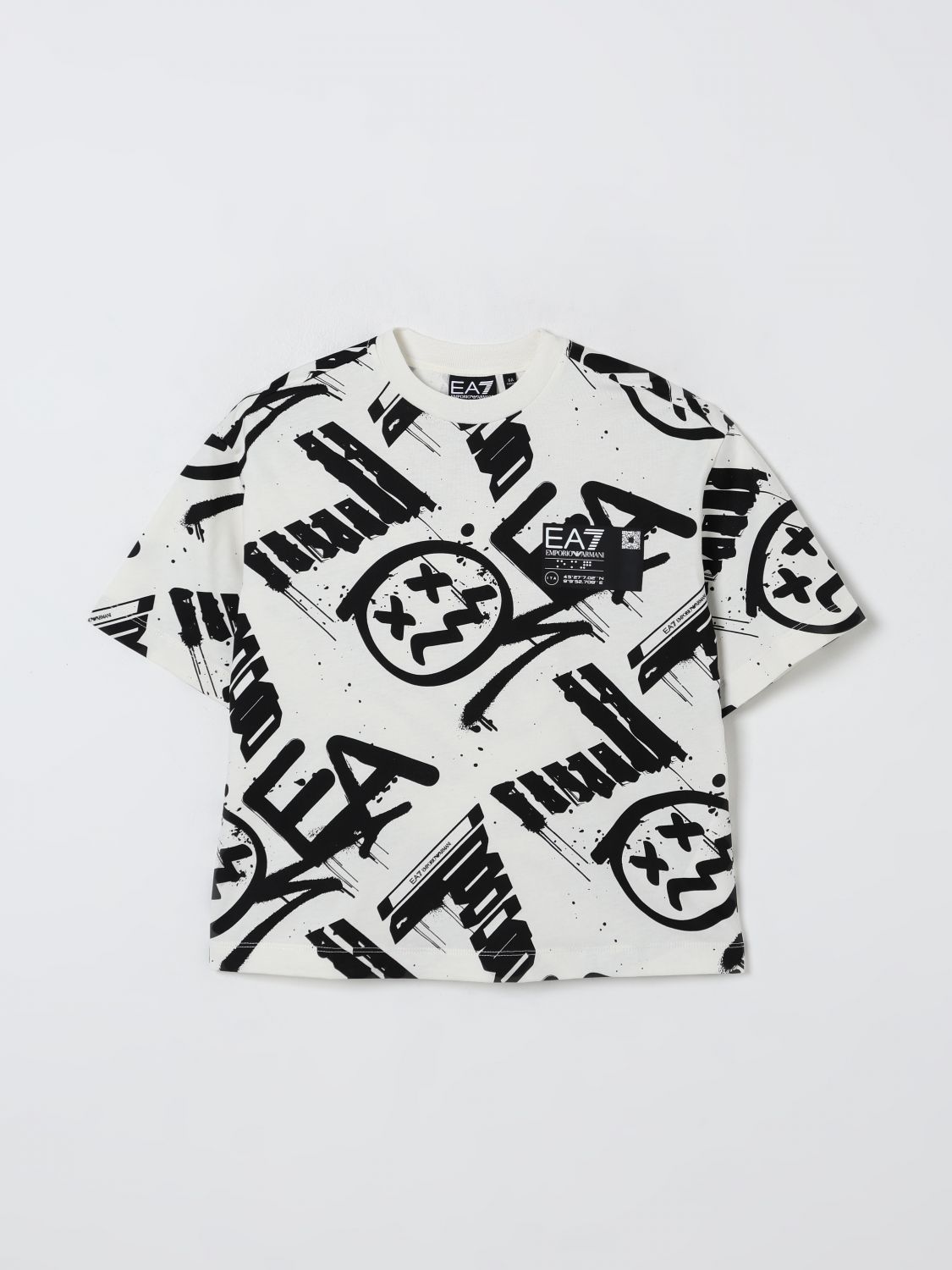 Ea7 T Shirt Kids Black