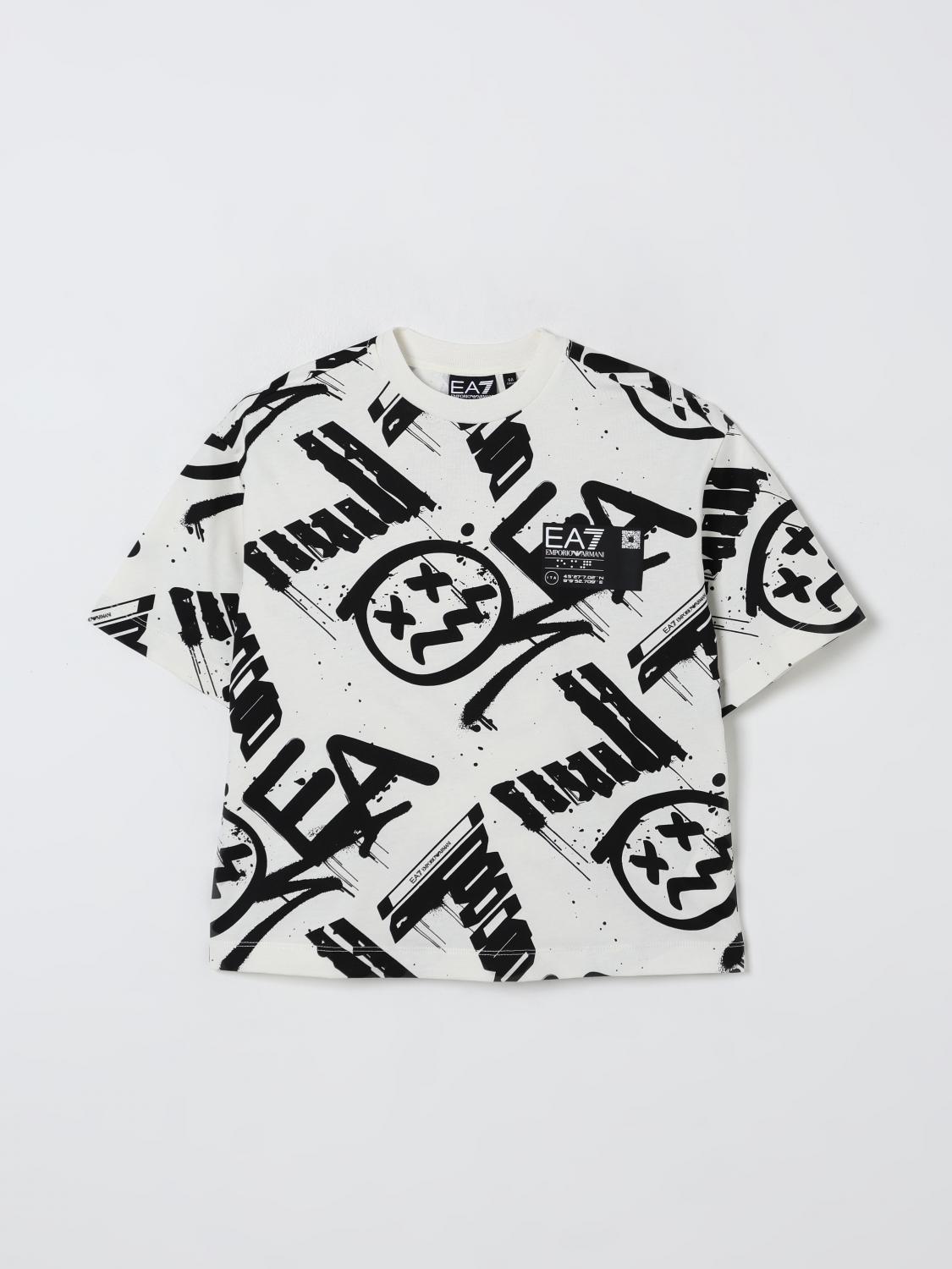 Ea7 T Shirt Kids Black
