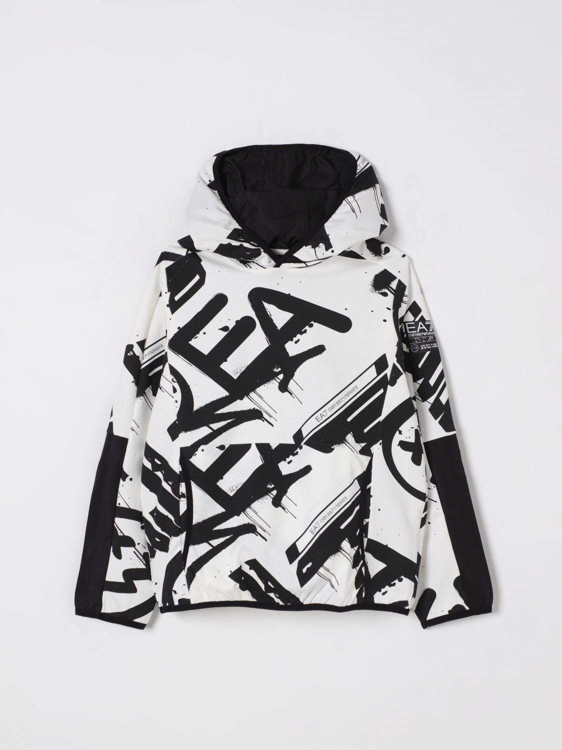 Ea7 Sweater Kids Ivory
