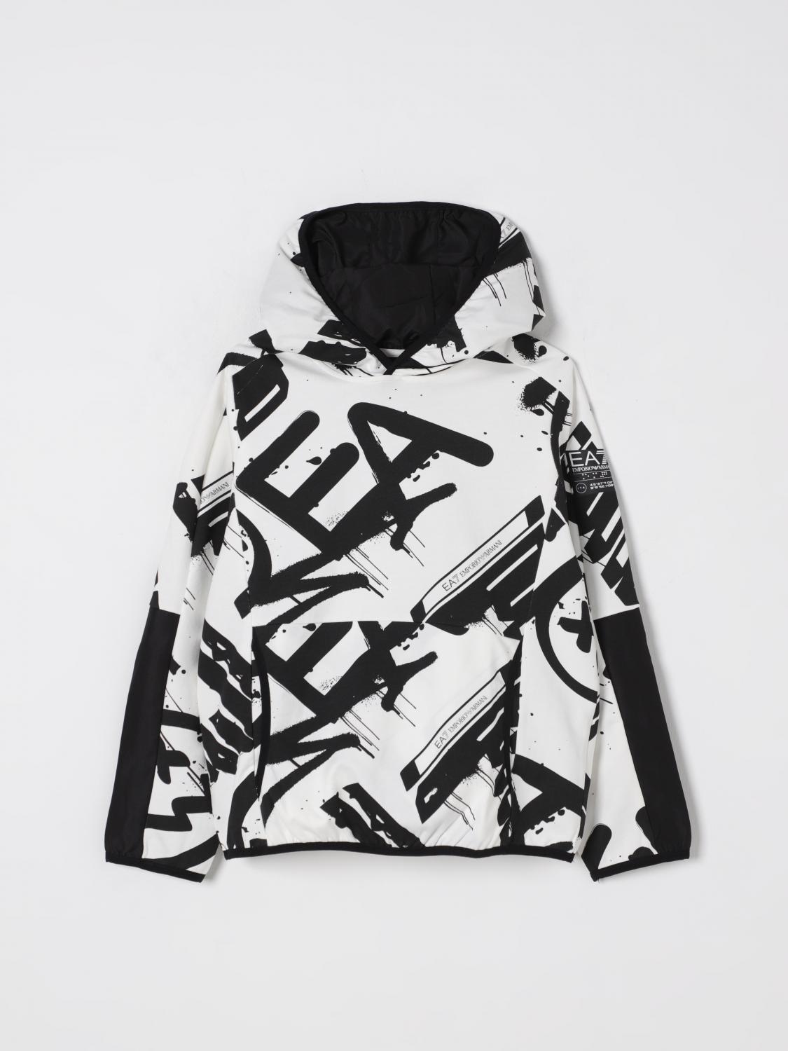 Ea7 Sweater Kids Ivory
