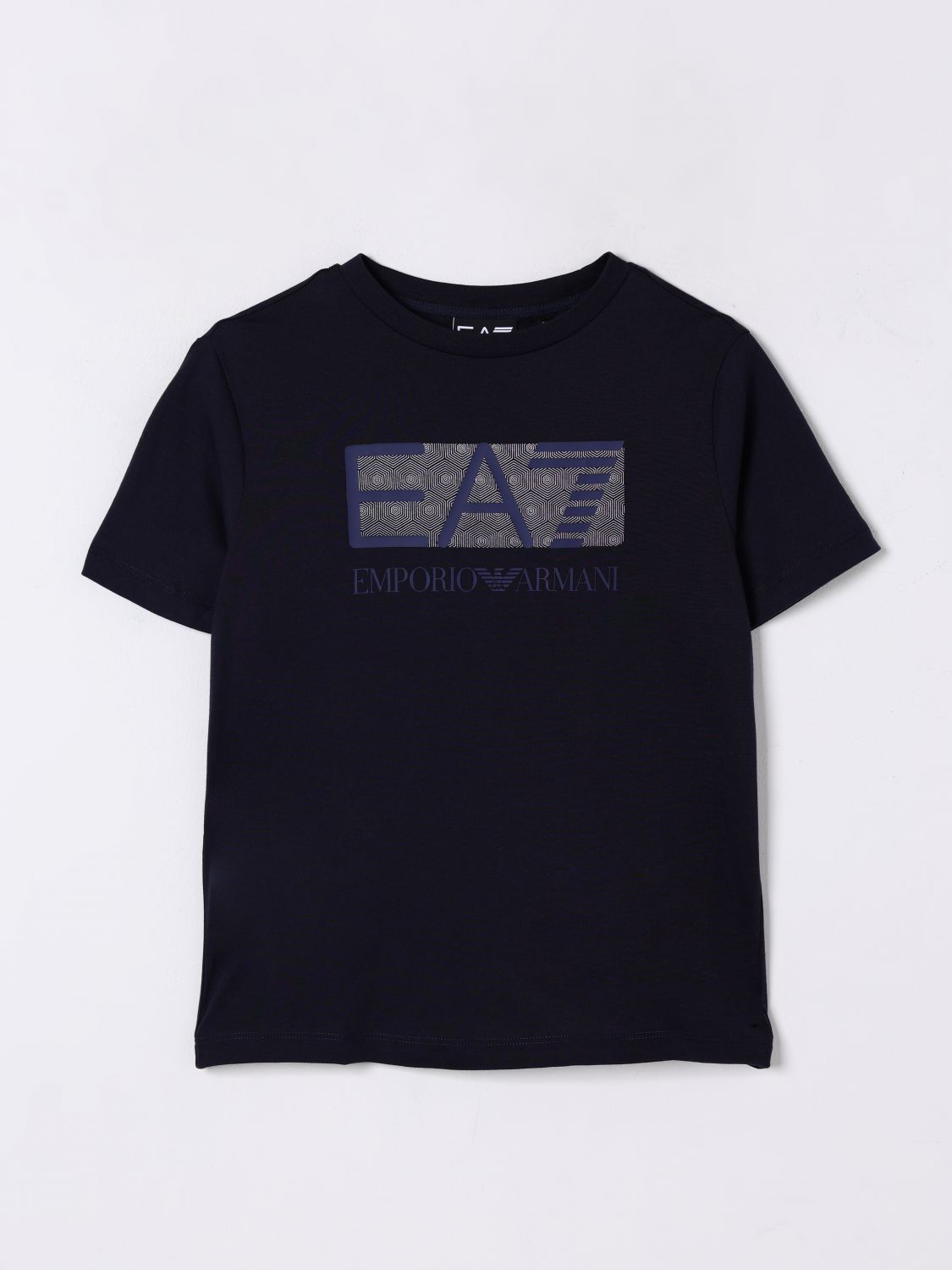 Ea7 T Shirt Kids Black