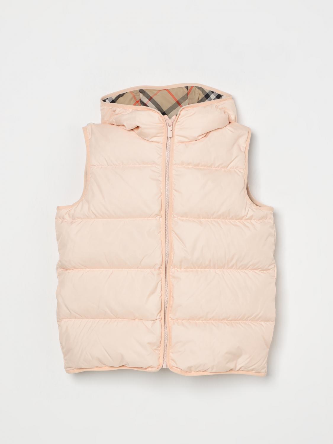 Burberry Waistcoat Kids Blush Pink