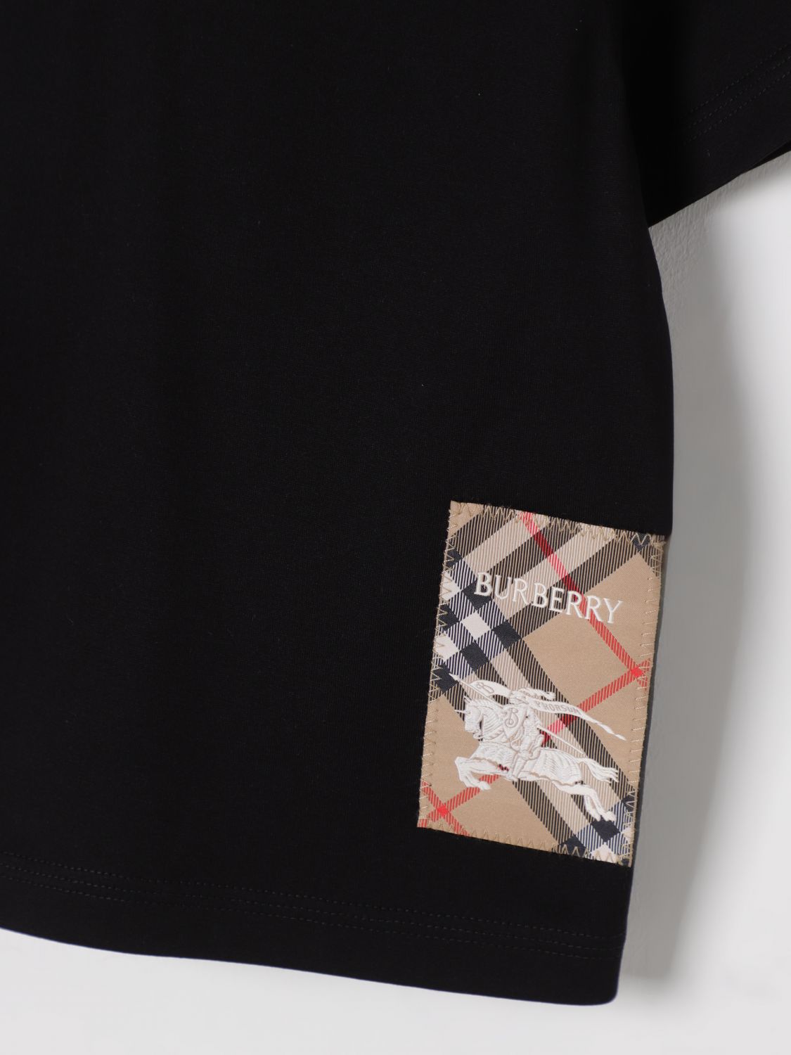 Burberry T Shirt Kids Black