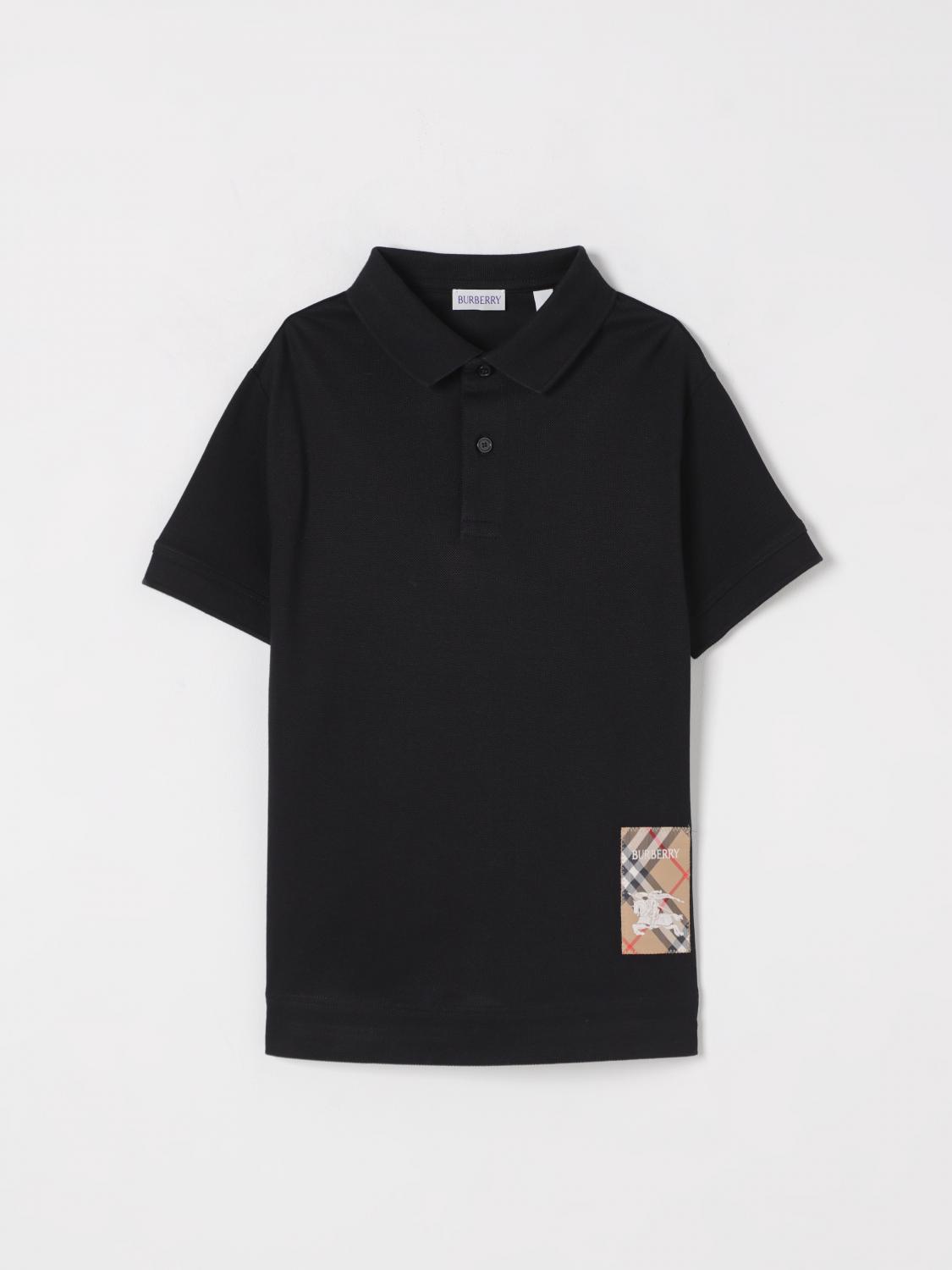 Burberry Polo Shirt Kids Black