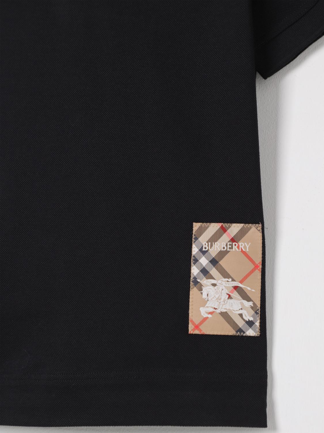 Burberry Polo Shirt Kids Black