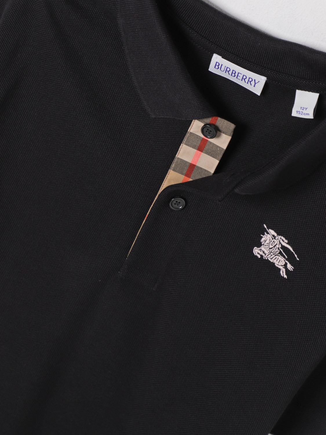 Burberry Polo Shirt Kids Black