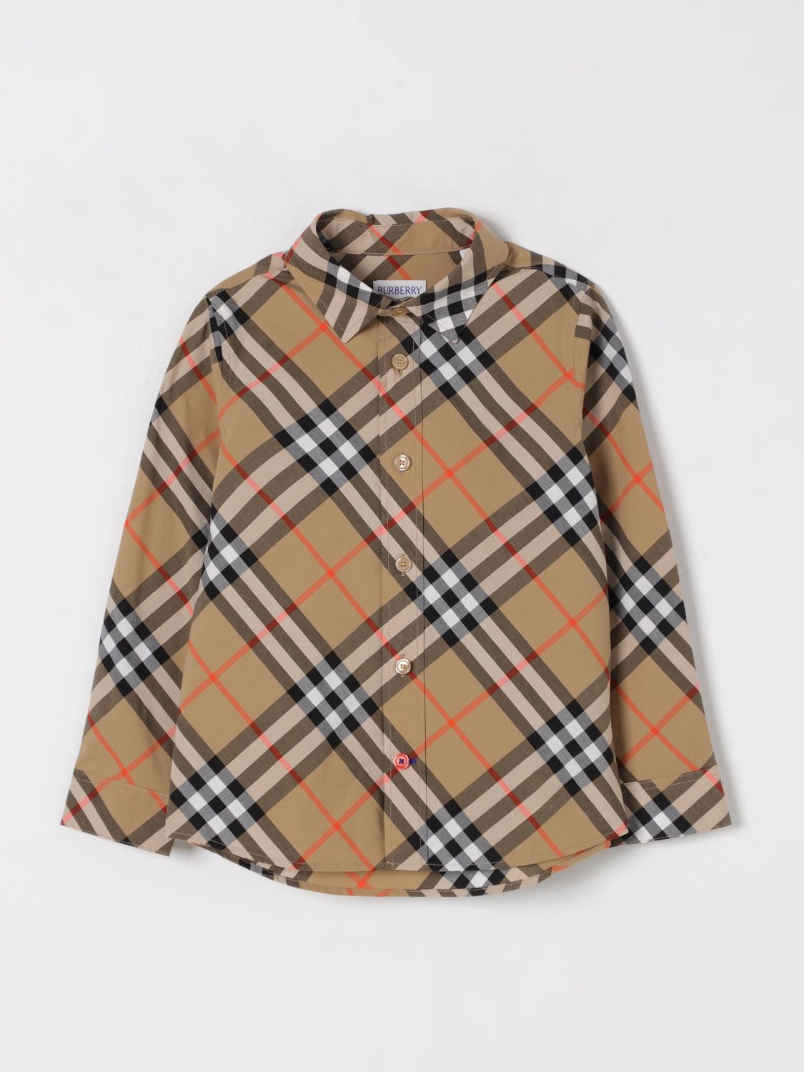 Burberry Shirt Kids Beige
