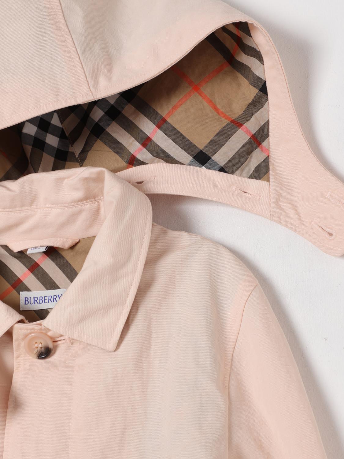 Burberry Coat Kids Blush Pink