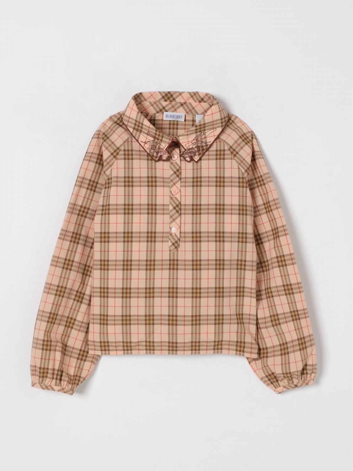 Burberry Shirt Kids Beige