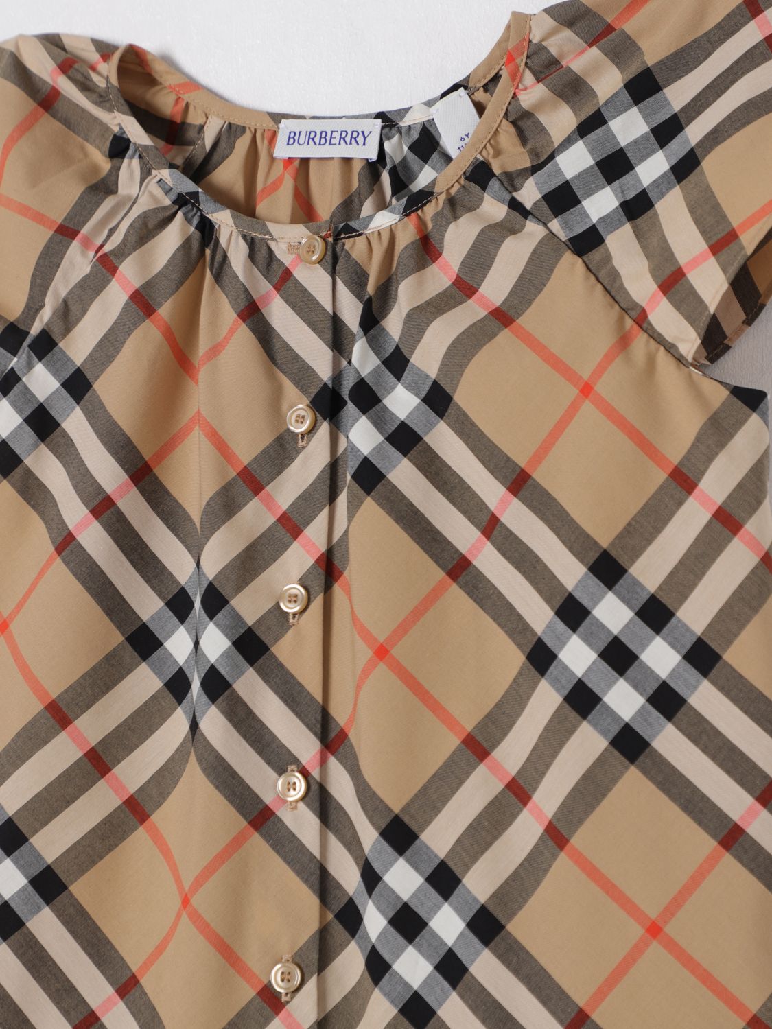 Burberry Dress Kids Beige