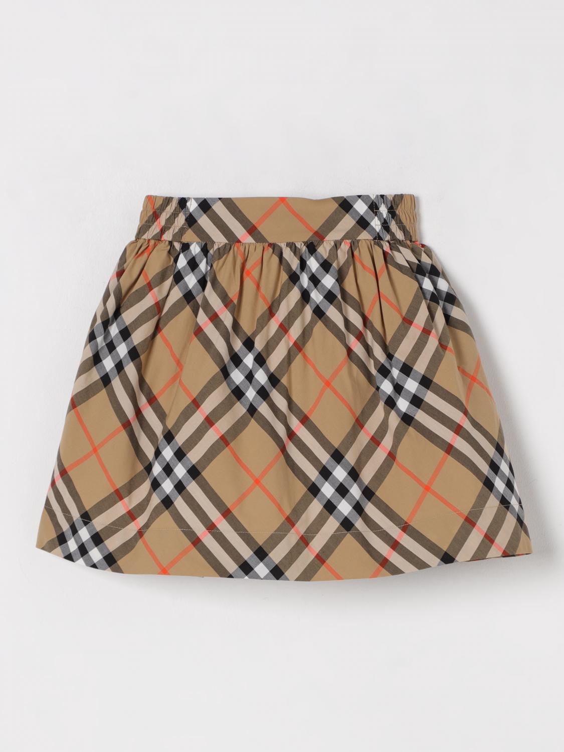 Burberry Skirt Kids Beige