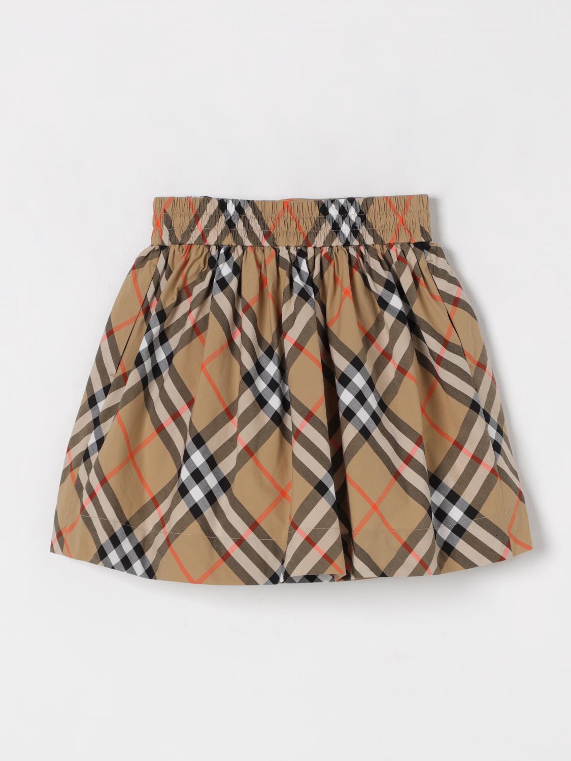 Burberry Skirt Kids Beige
