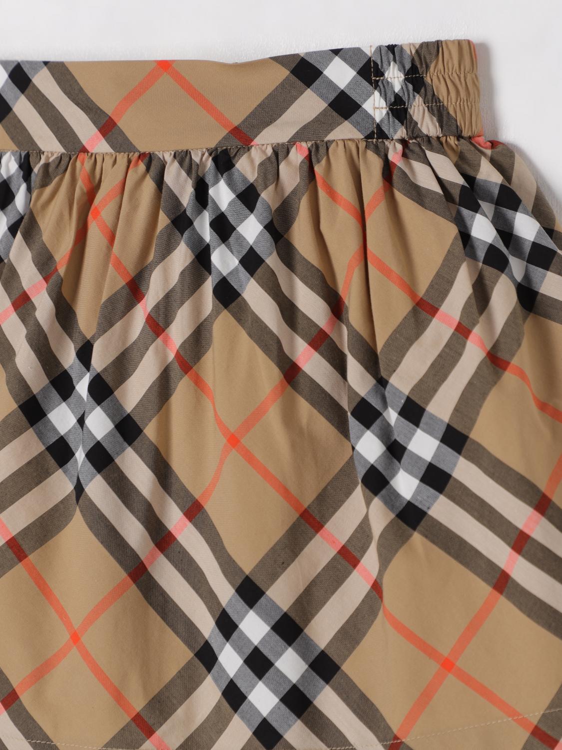 Burberry Skirt Kids Beige