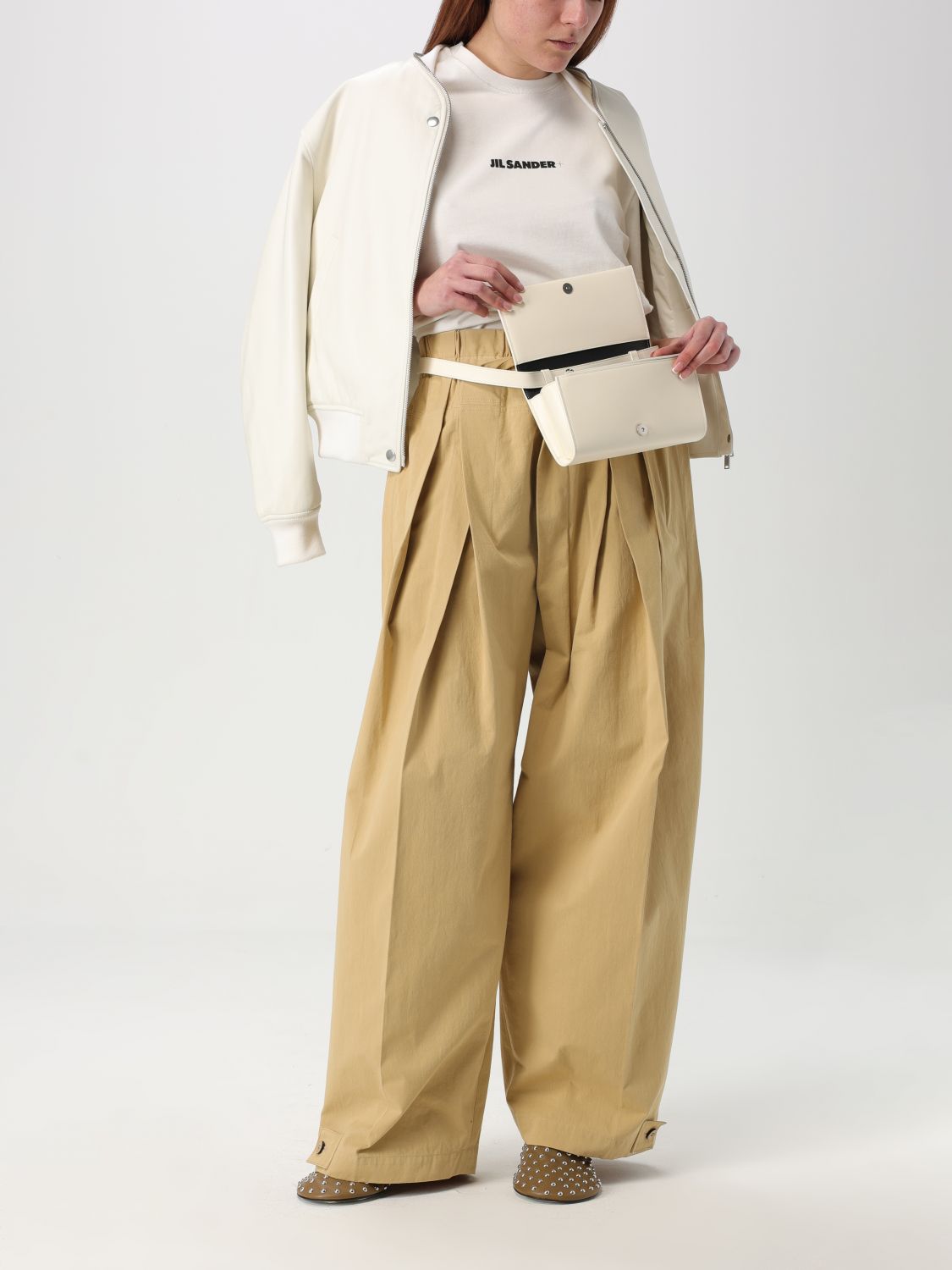 Jil Sander Mini Bag Woman Ivory