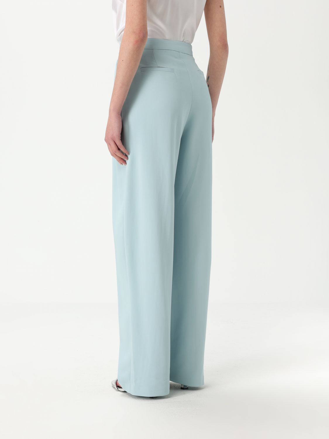 Pinko Pants Woman Gnawed Blue