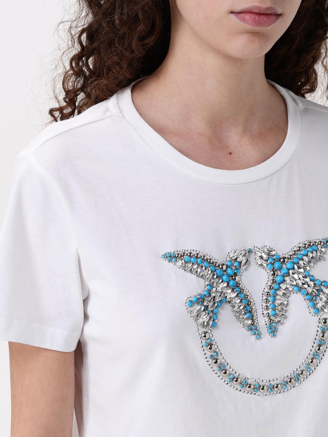 Pinko T Shirt Woman Blue