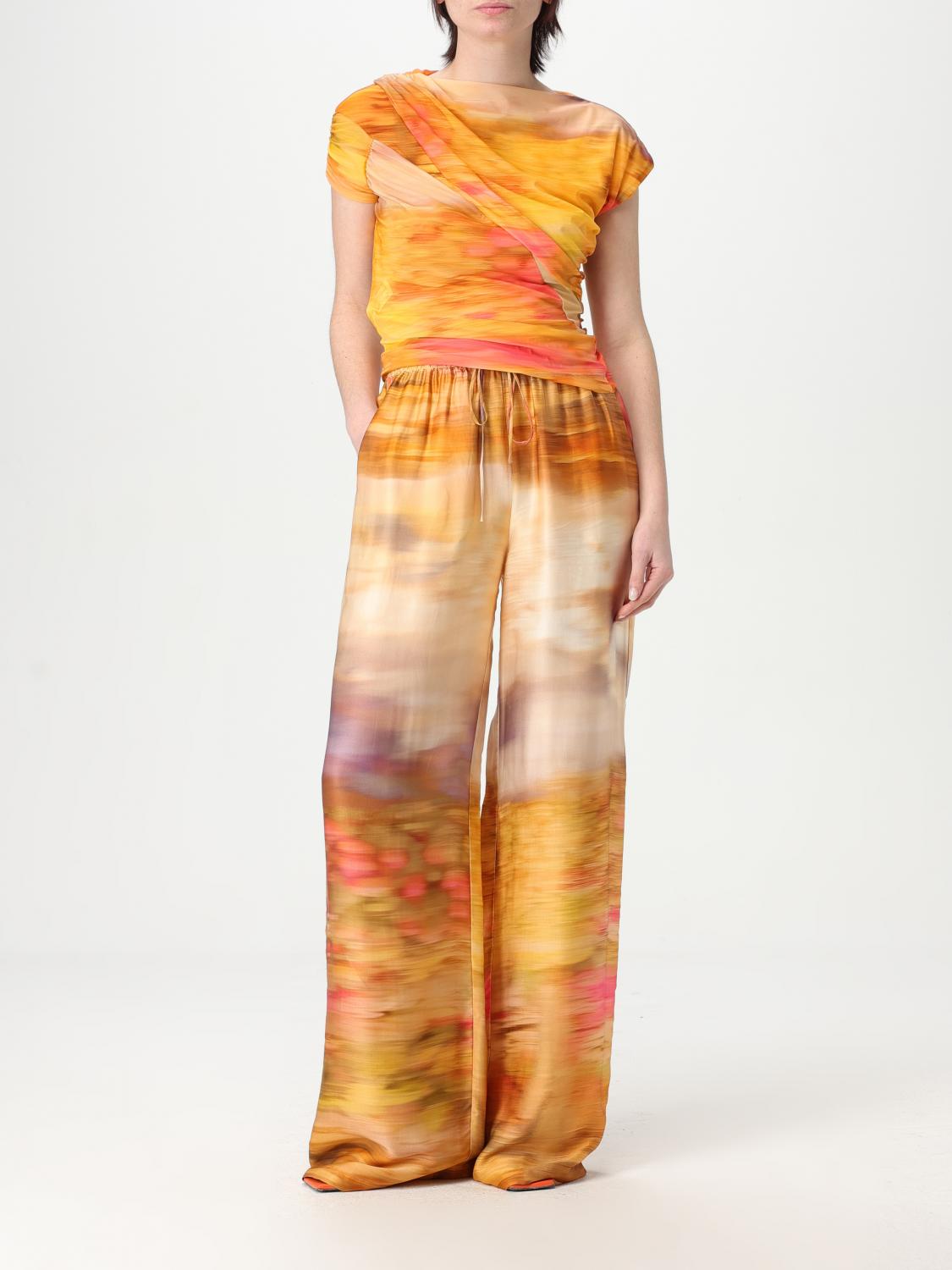 Pinko Pants Woman Beige