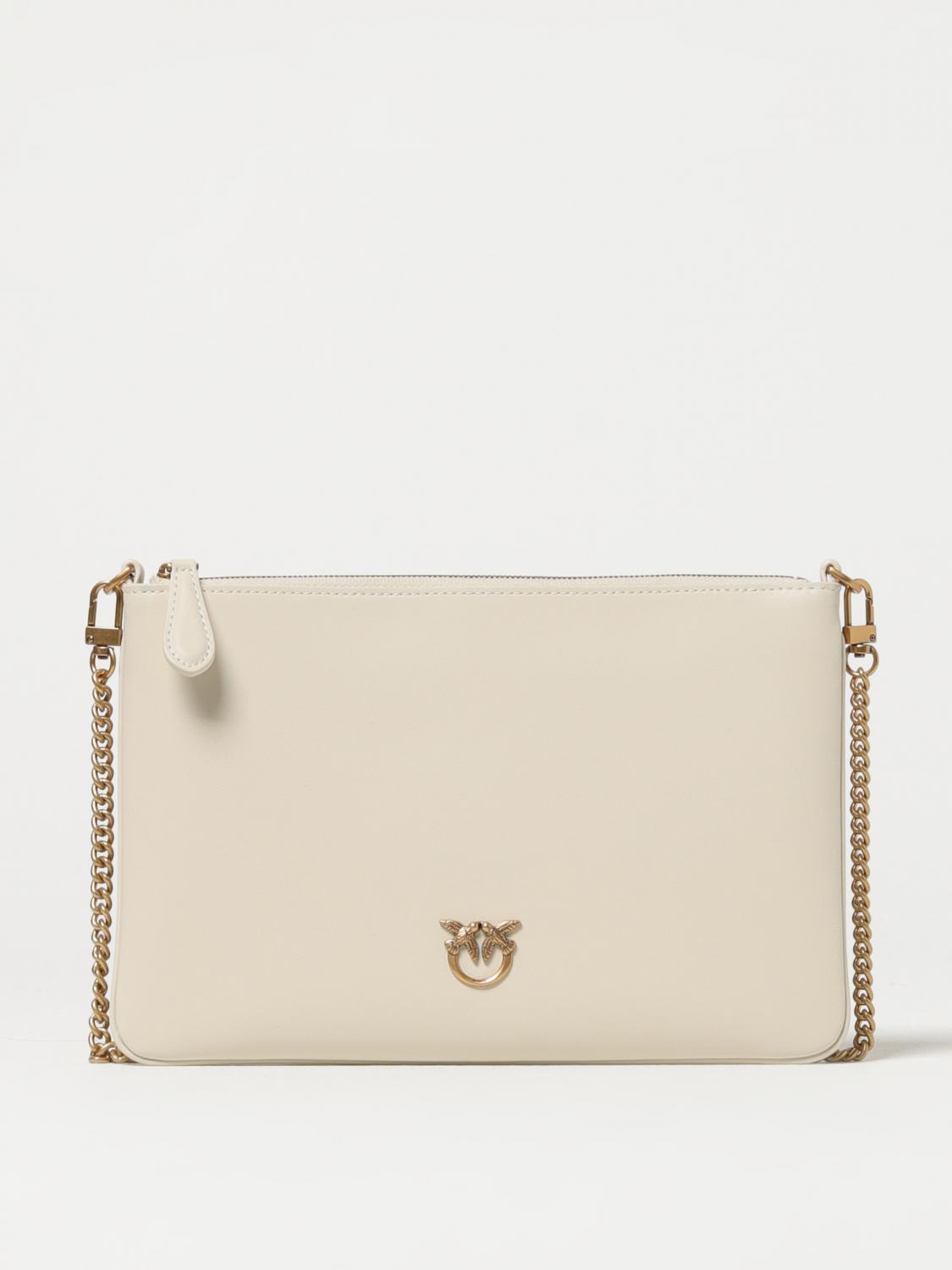 Pinko Crossbody Bags Woman White
