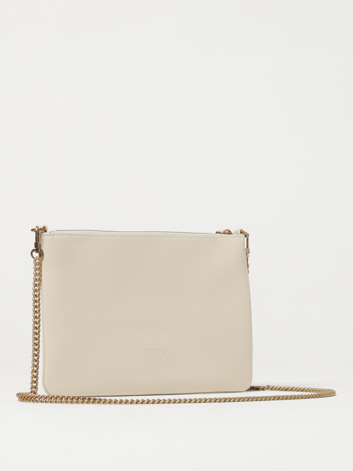 Pinko Crossbody Bags Woman White