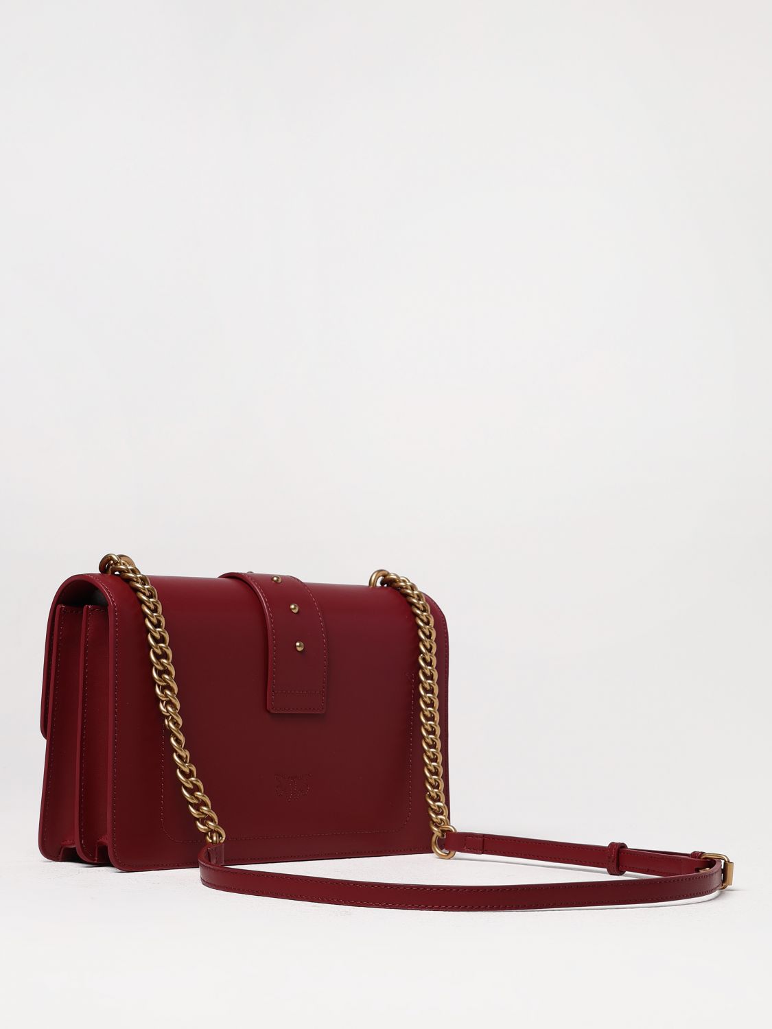 Pinko Crossbody Bags Woman Burgundy
