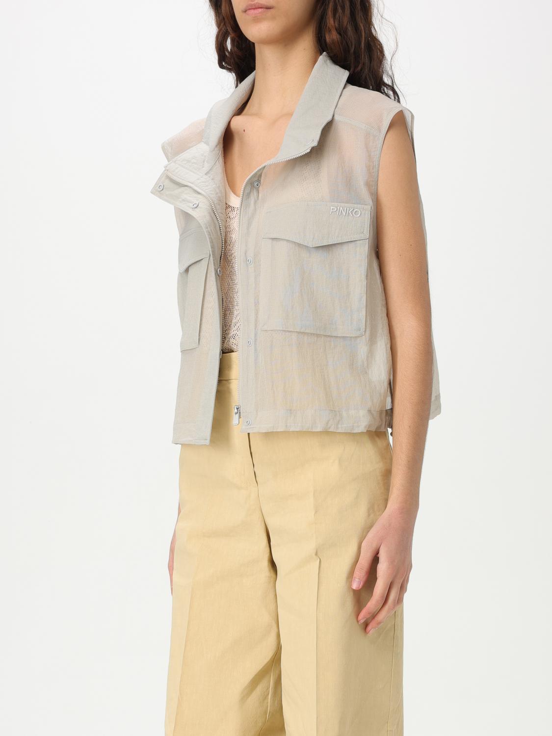 Pinko Waistcoat Woman Brown