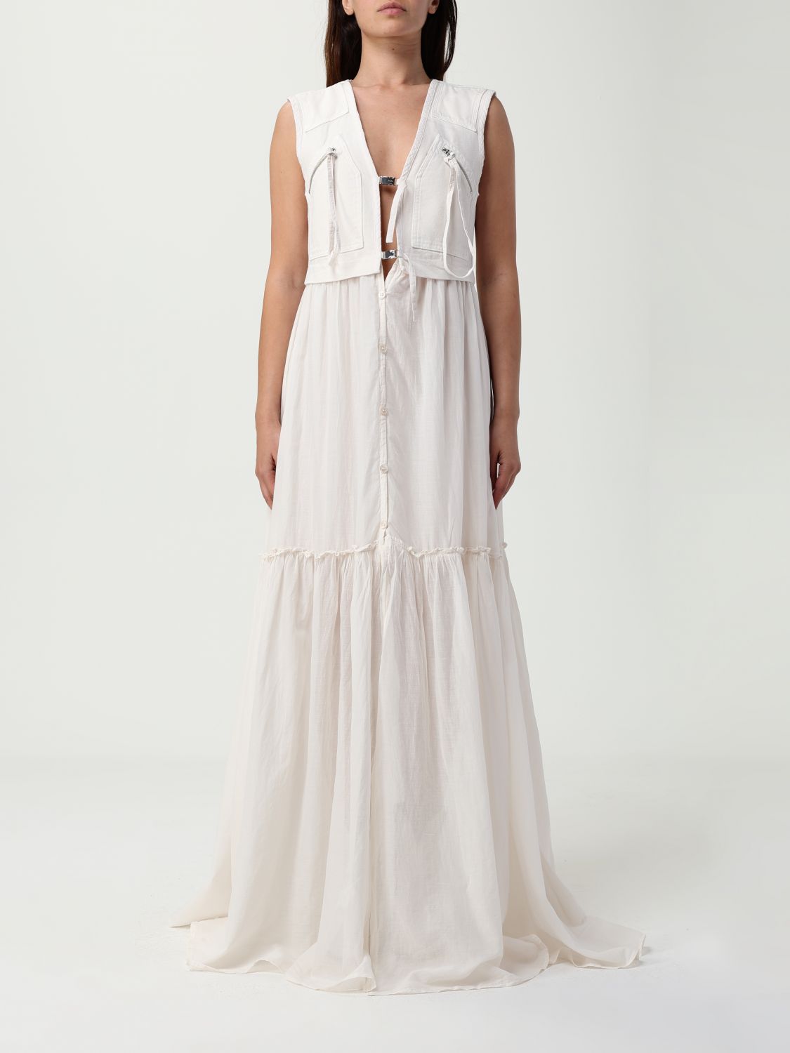 Pinko Dress Woman White