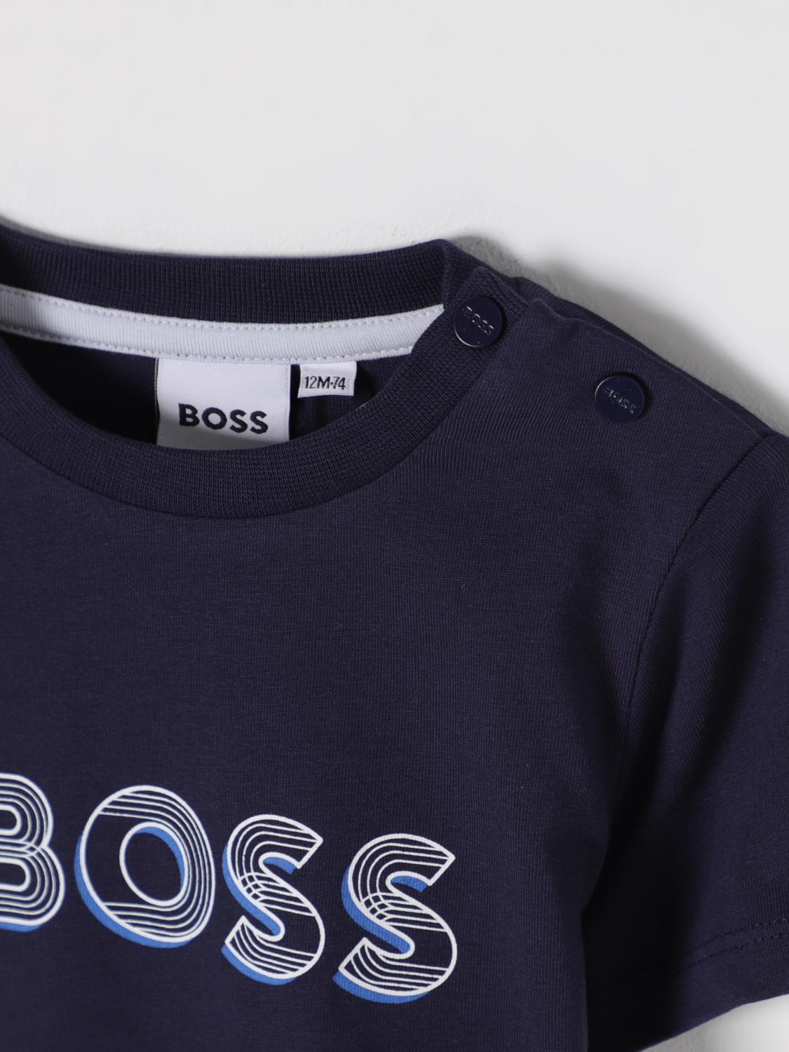 Boss T Shirt Kids Beige