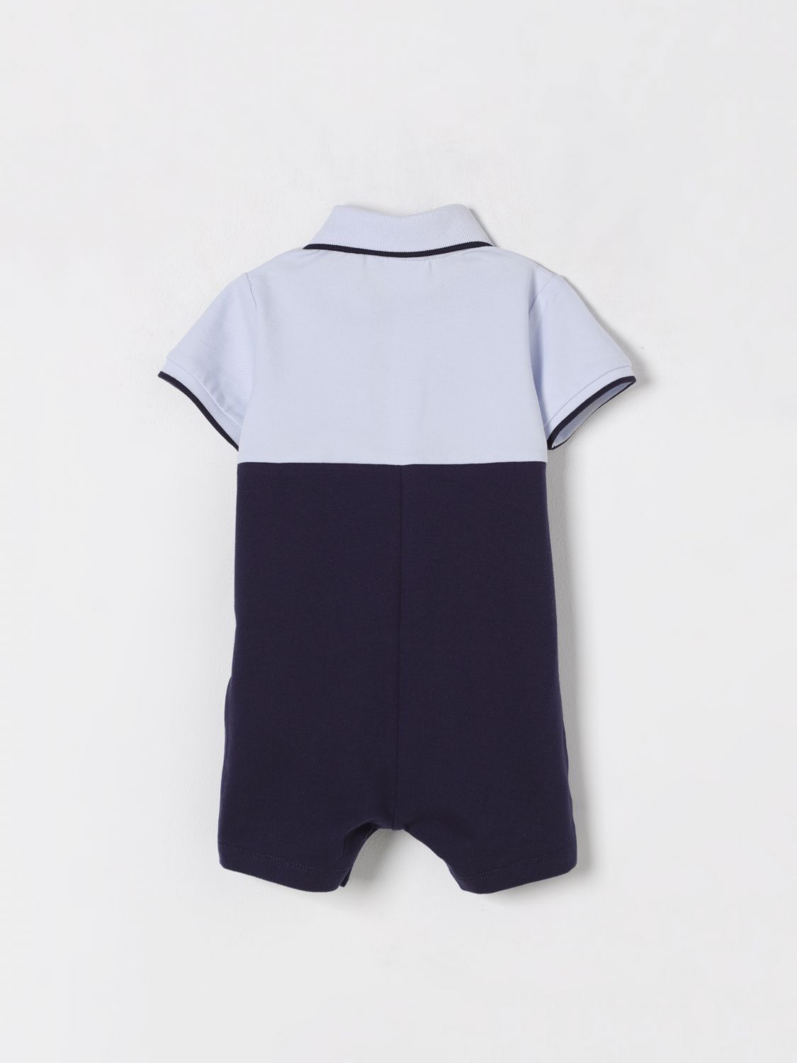 Boss Romper Kids Gnawed Blue